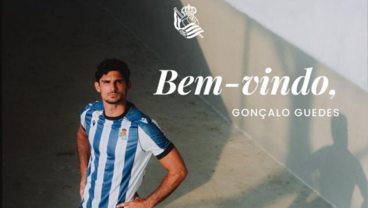 Gonzalo Guedes, nuevo fichaje de la Real Sociedad (FOTO: Real Sociedad).