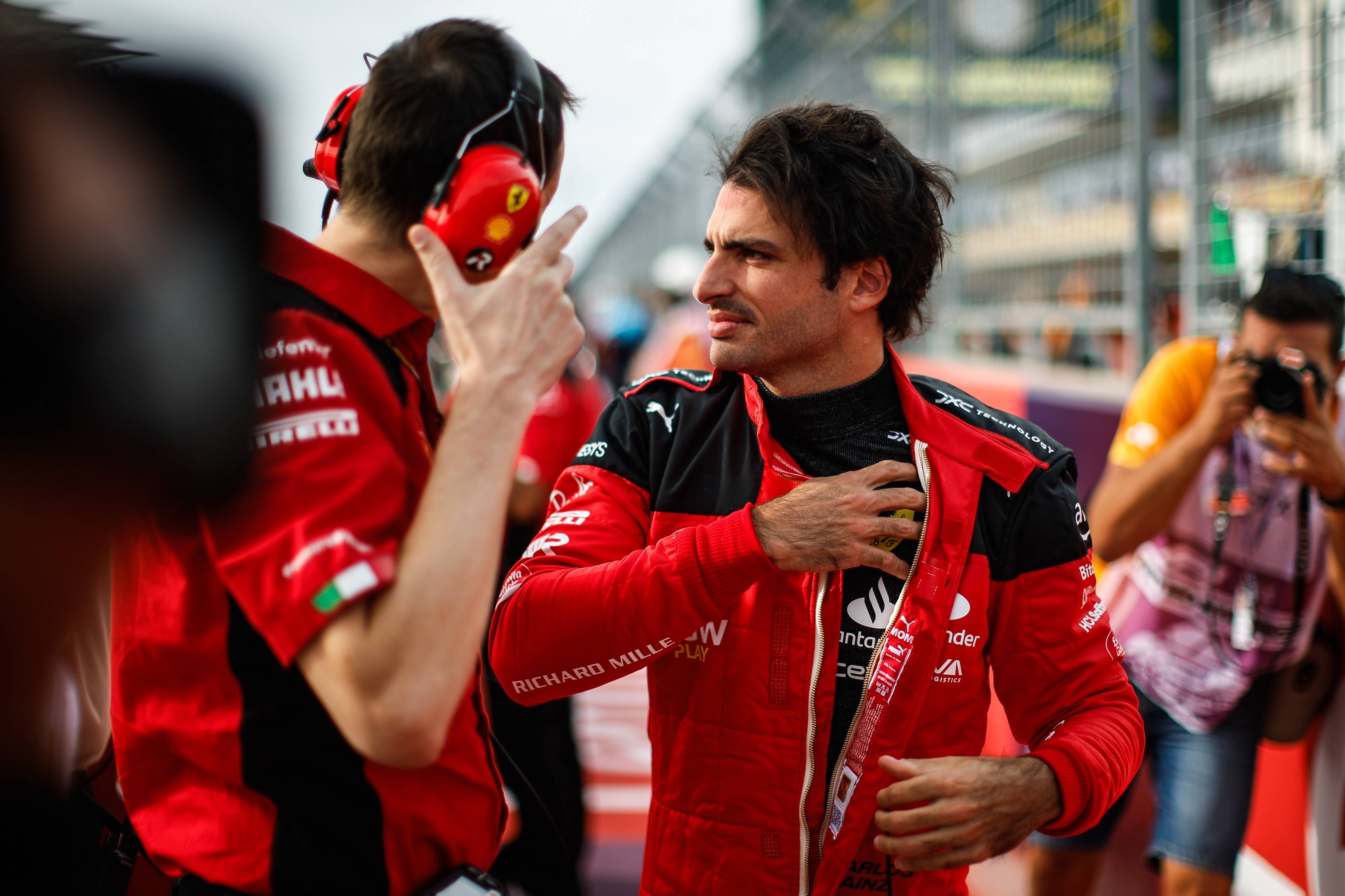 Carlos Sainz, en el GP de Las Américas.