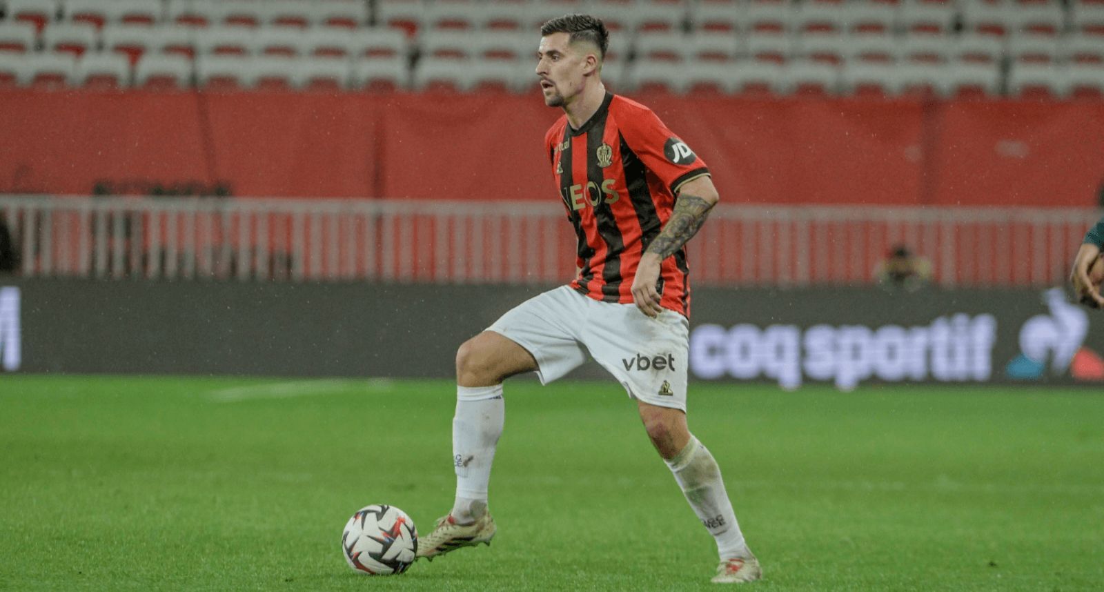  Baptiste Santamaria en un encuentro.