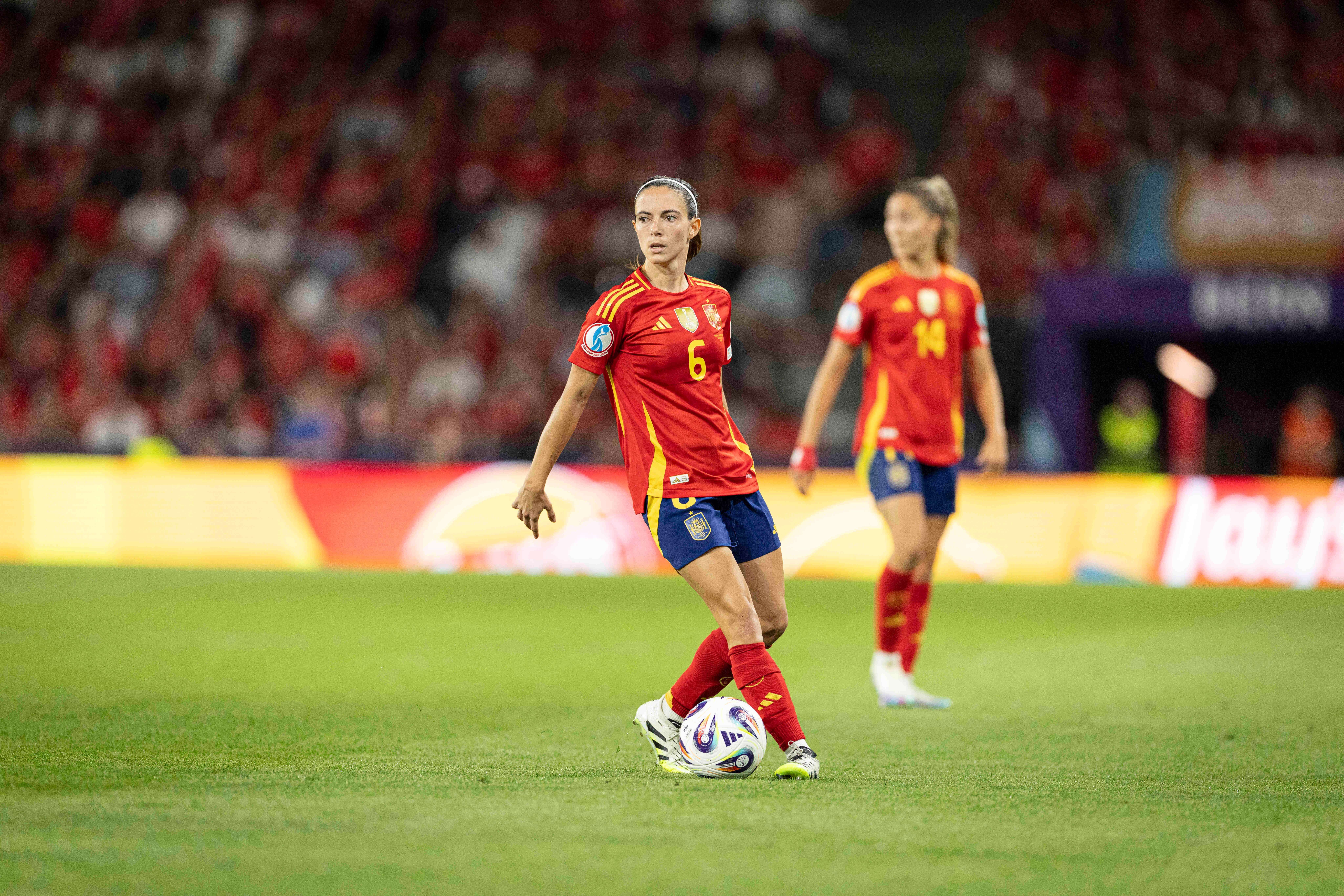  Aitana Bonmatí, en el España-Suiza de la Eurocopa.