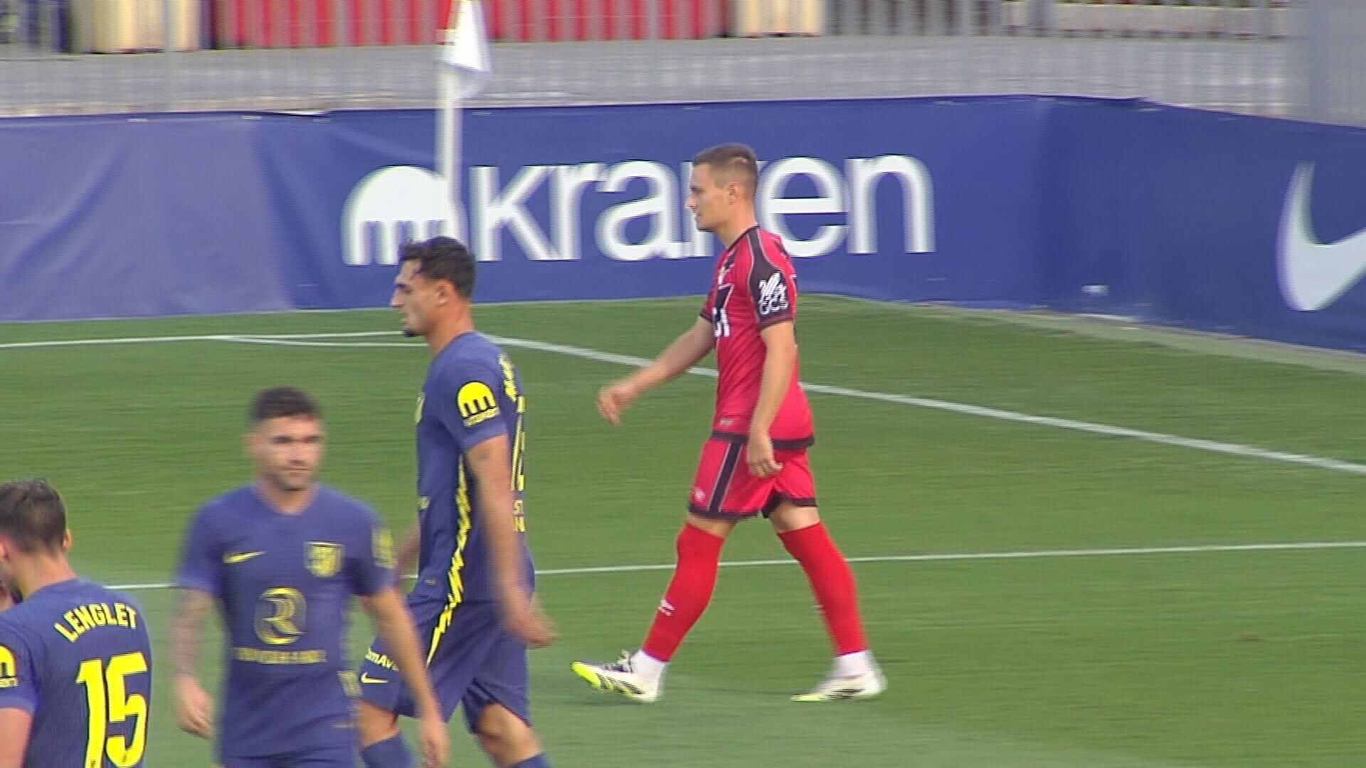  Jorge De Frutos marcó antes del tanto de Antoine Griezmann en el Atlético-Rayo.