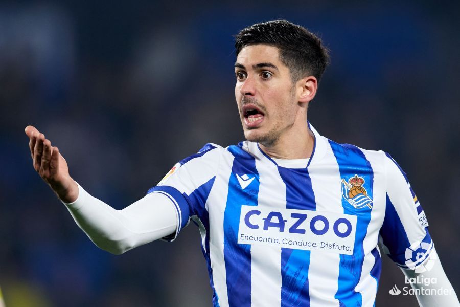 Carlos Fernández, en el Real Sociedad - Cádiz (Foto: LaLiga).