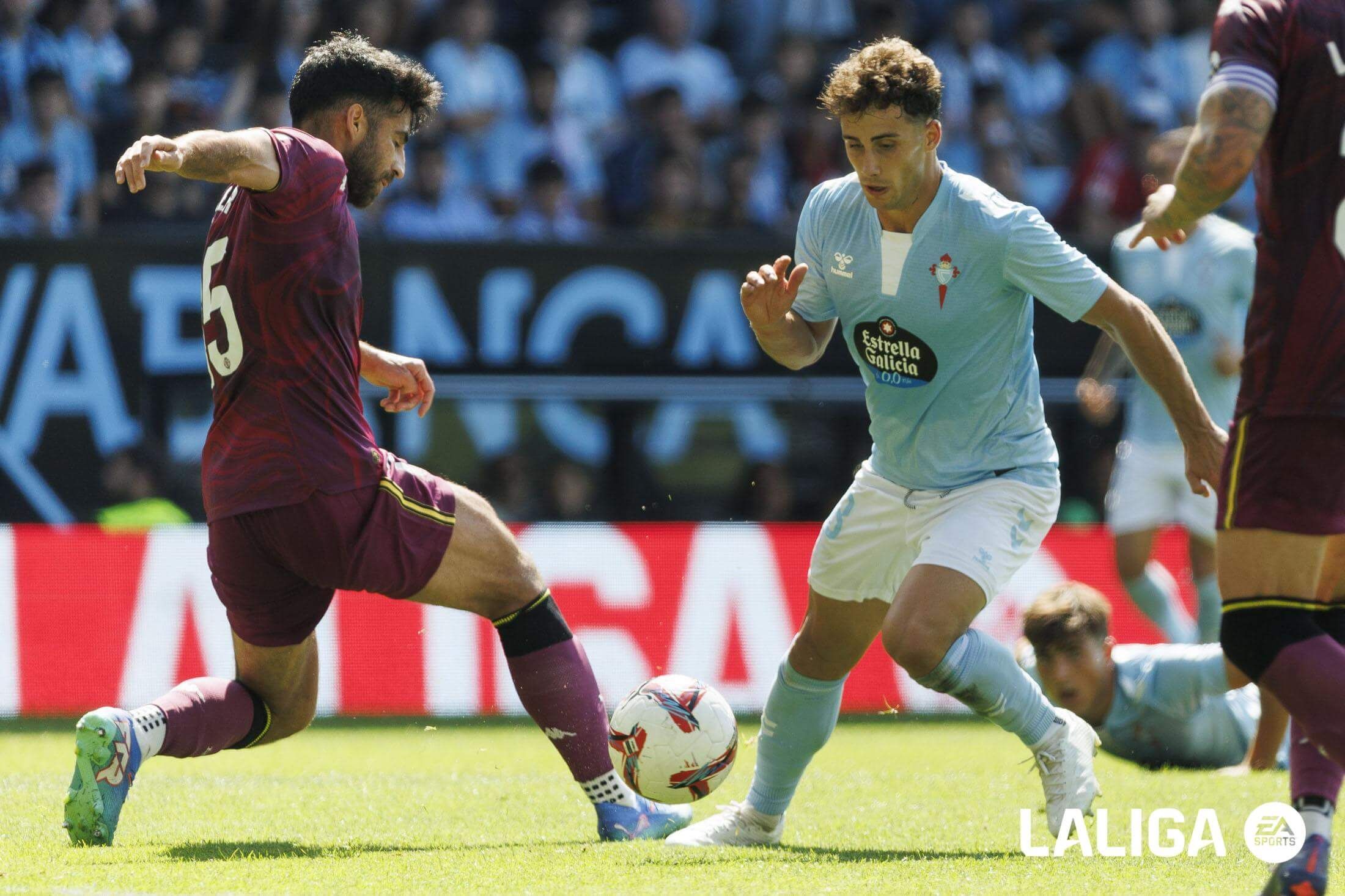 Pablo Durán, en el Celta - Valladolid.