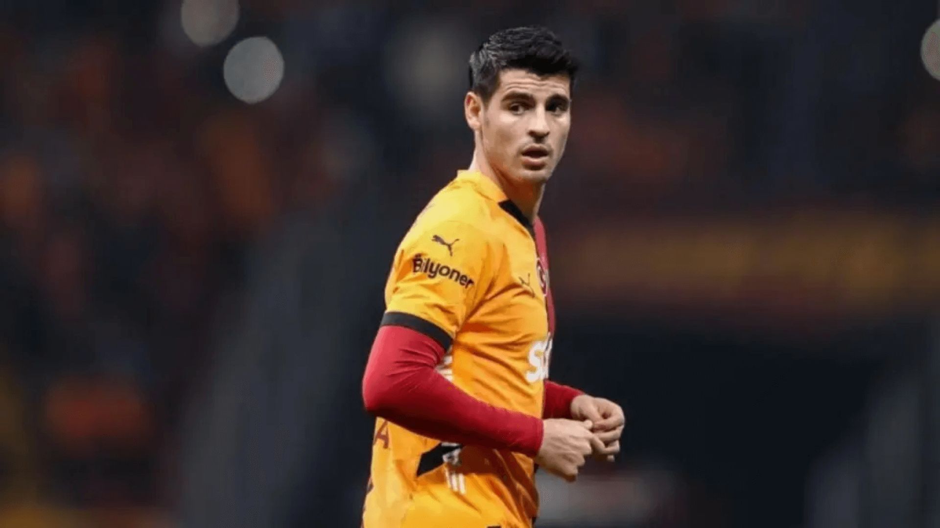 Álvaro Morata, en un partido con el Galatasaray.