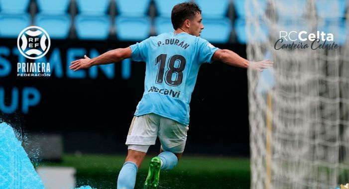 Pablo Durán celebra su gol ante el Rayo Majadahonda.