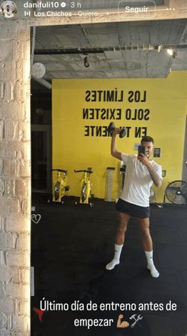  Dani Ceballos en el gimnasio