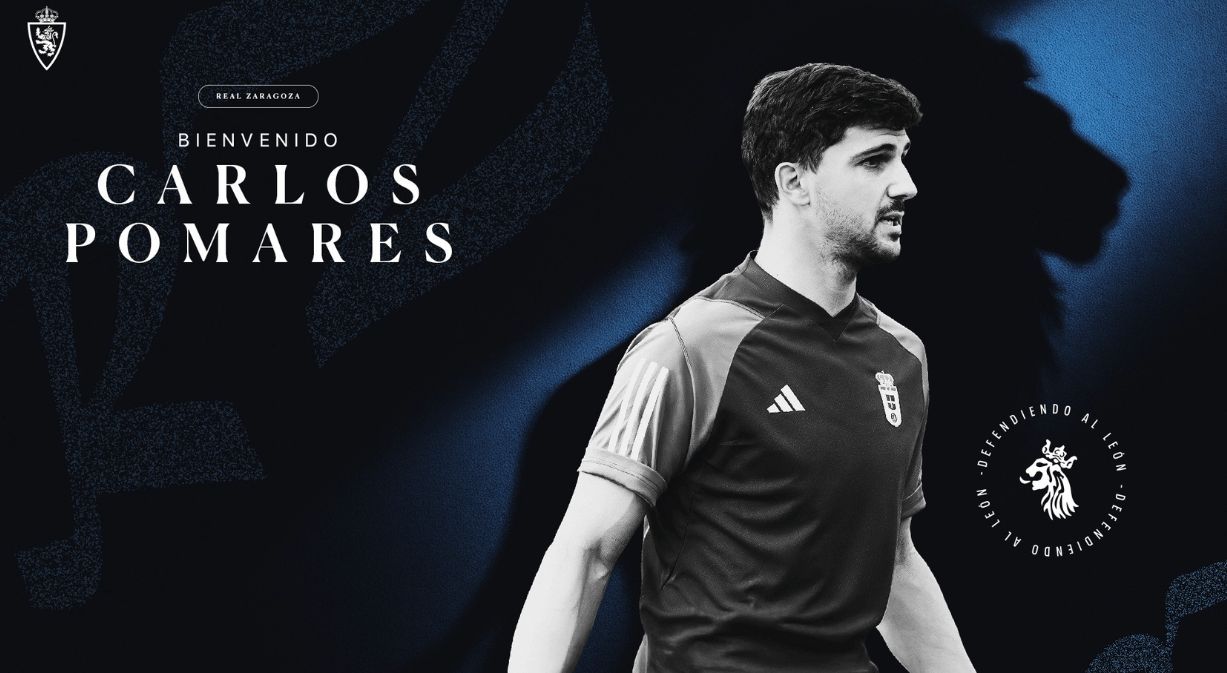 Carlos Pomares, nuevo fichaje del Real Zaragoza.