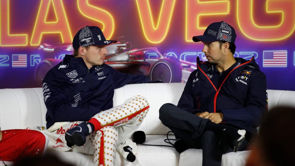  Checo Pérez y Max Verstappen (Fuente: Cordon Press)