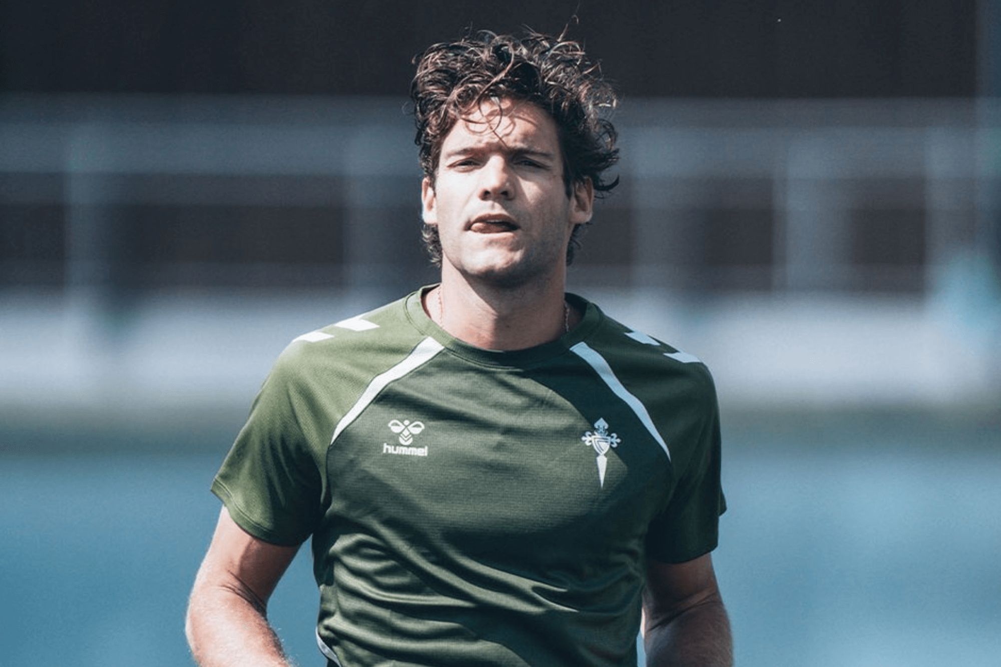  Marcos Alonso en Afouteza (Foto. RC Celta).