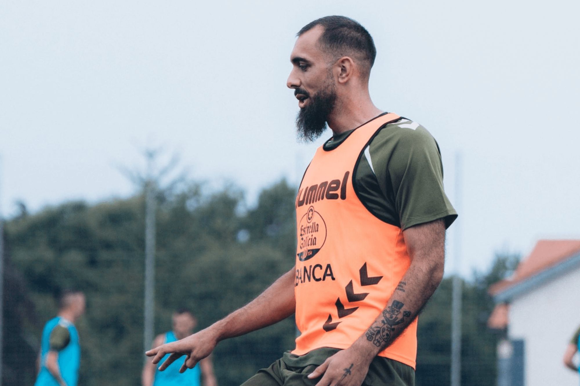 Borja Iglesias en Afouteza.