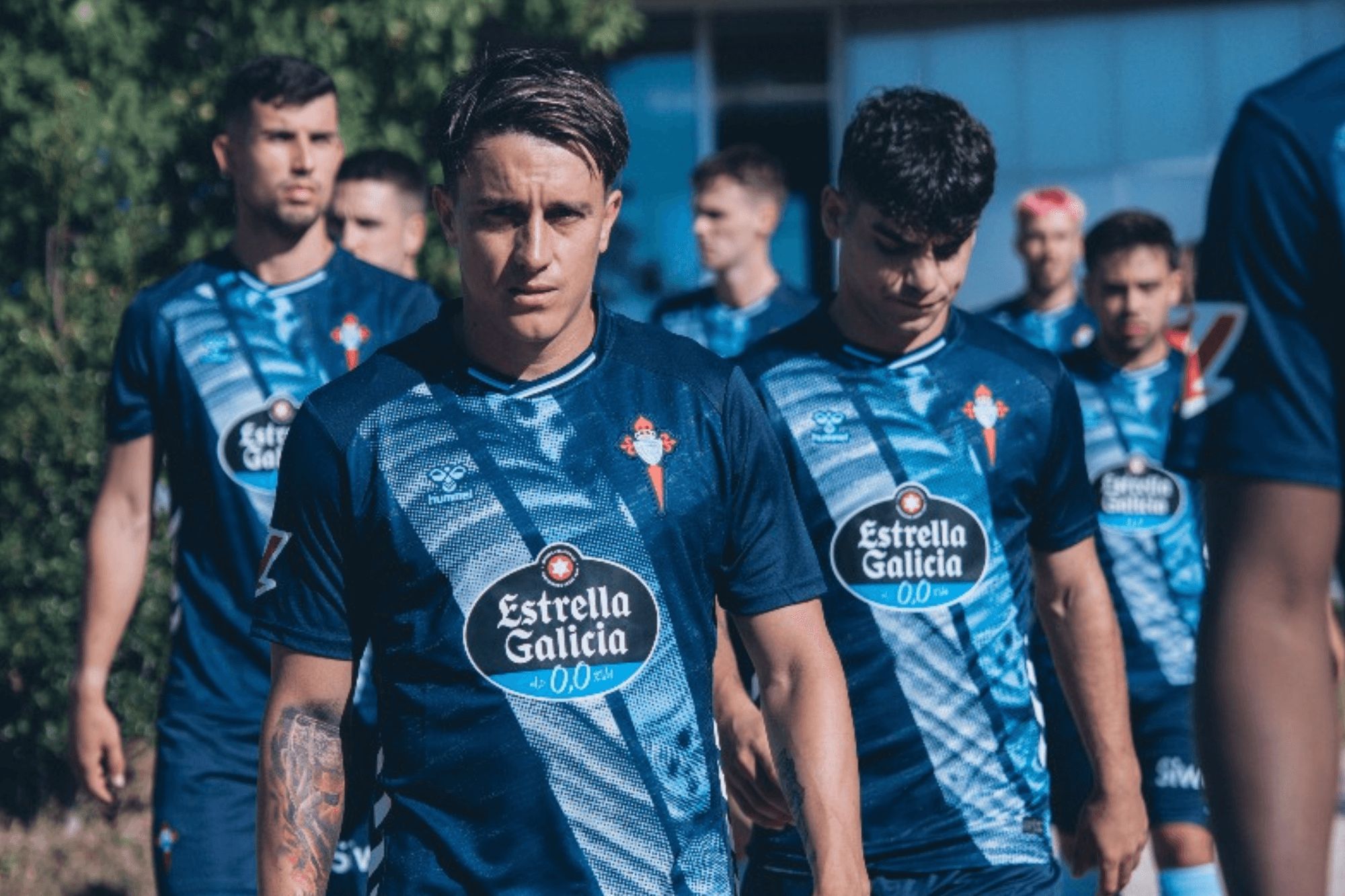  Franco Cervi junto al resto de sus compañeros.