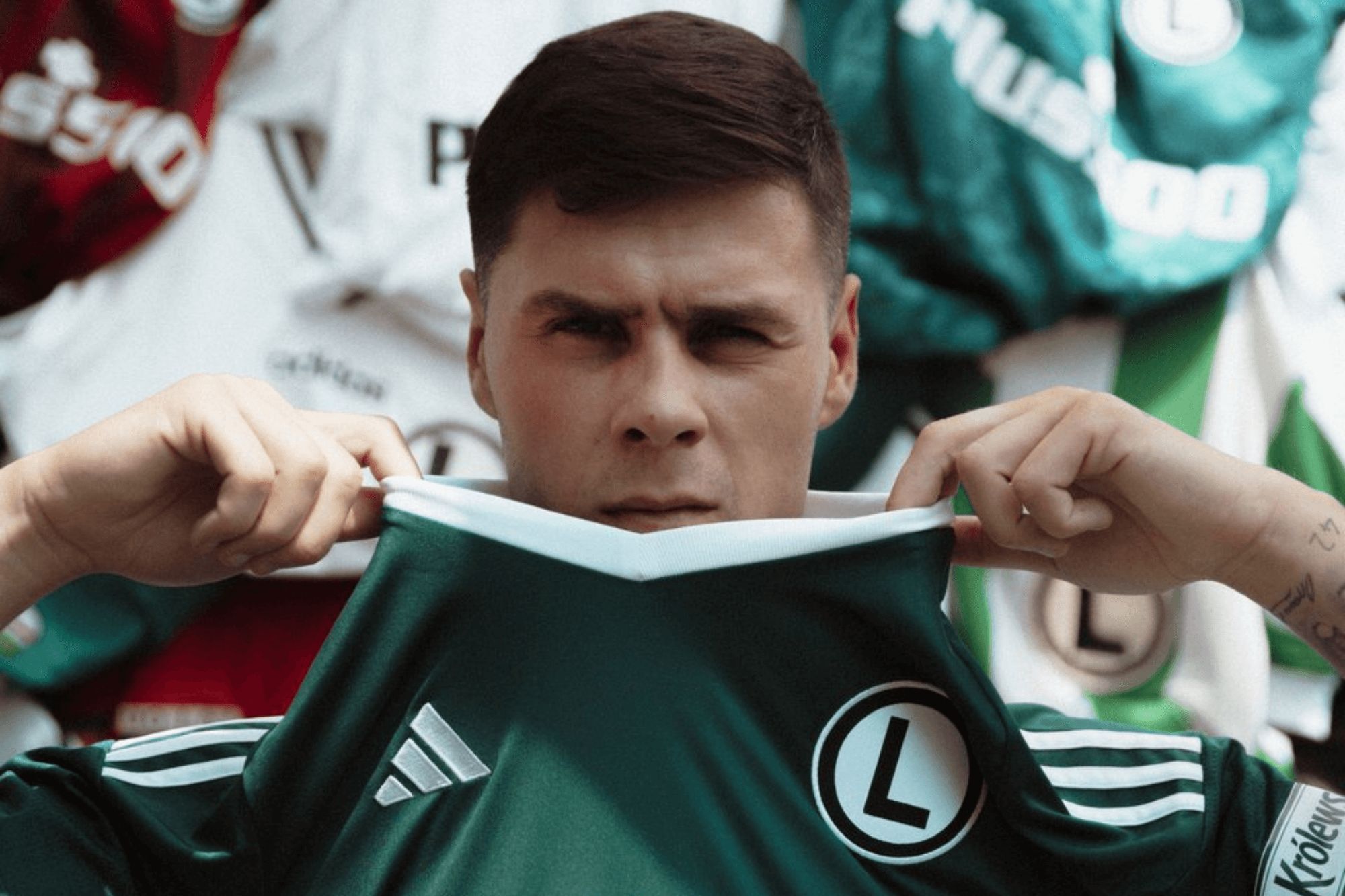 Sergio Barcia, jugador del Legia de Varsovia y canterano del Celta de Vigo.