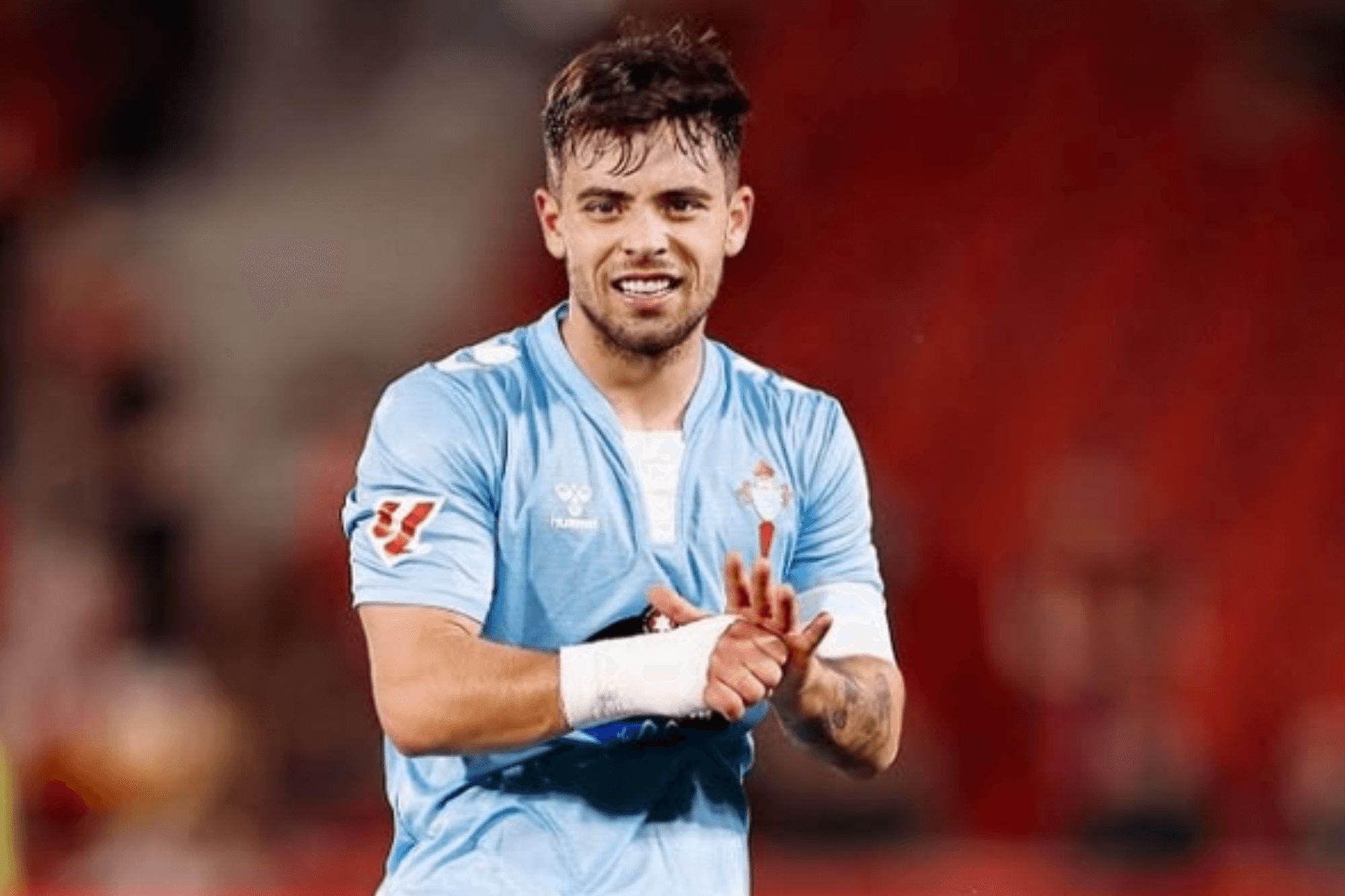  Fran Beltrán, jugador del Celta.