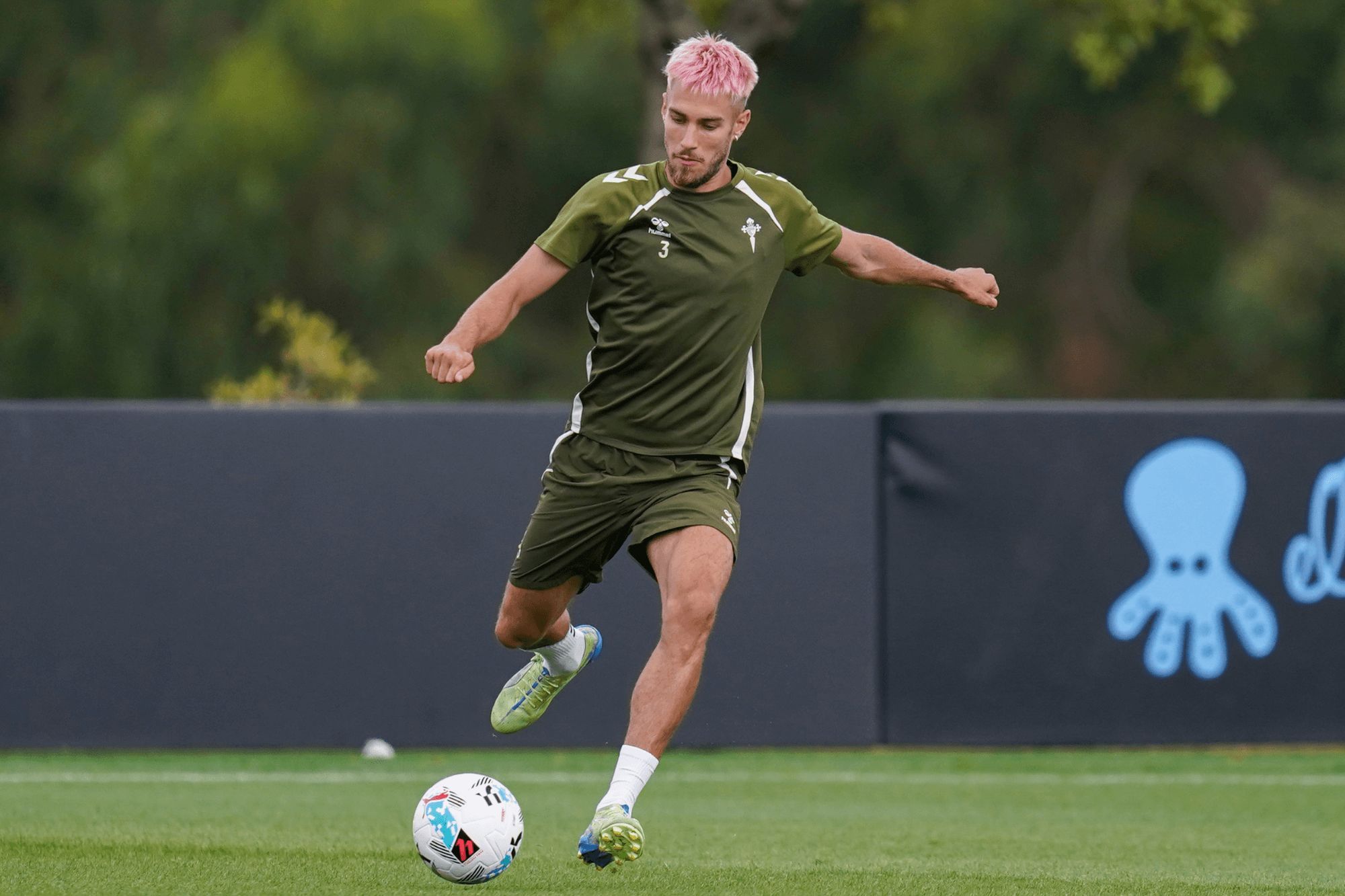 Óscar Mingueza en Afouteza.