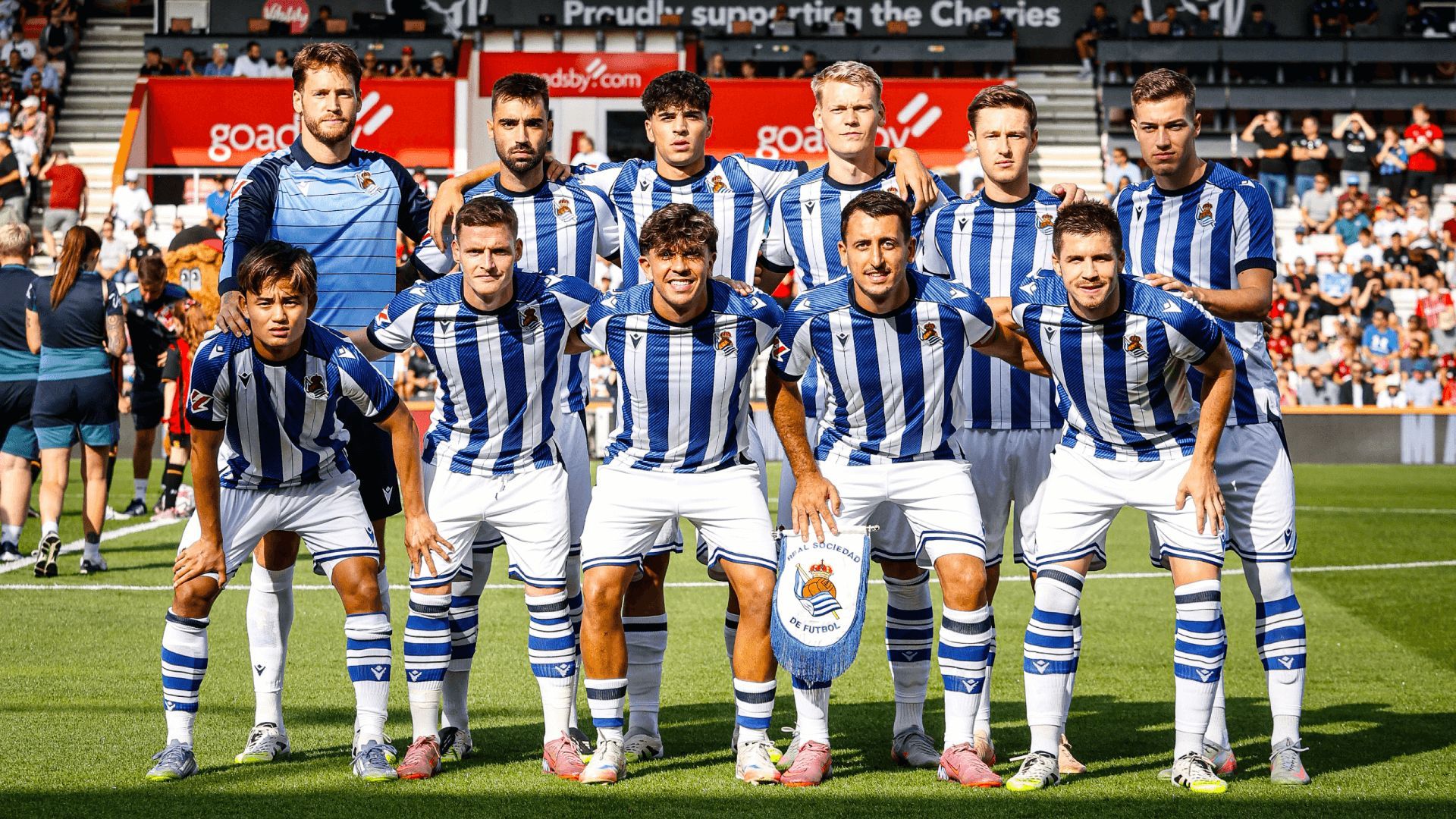 El once titular que sacó Sergio Francisco en el segundo partido de la Real Sociedad ante el Bourne