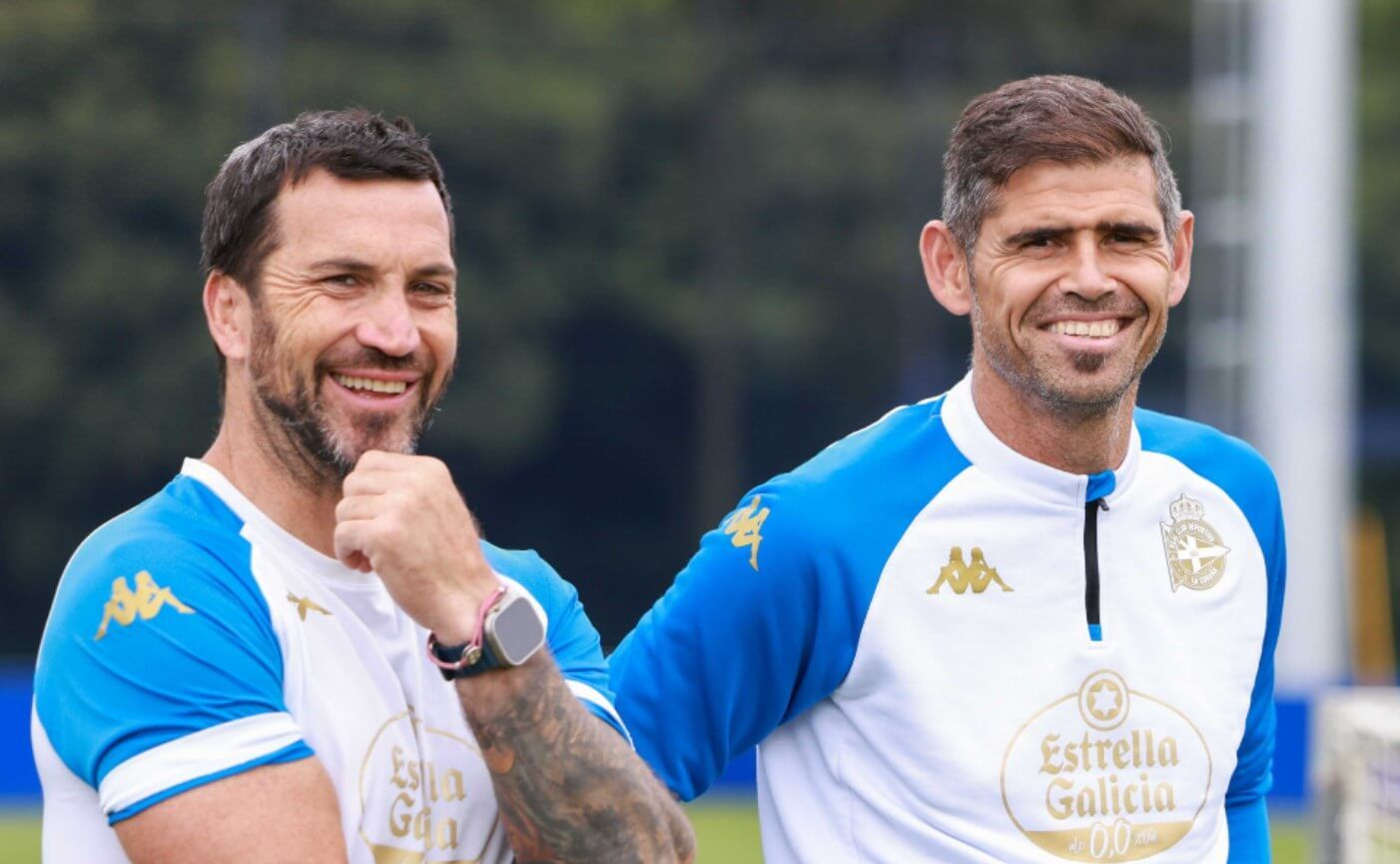  Antonio Hidalgo, en un entrenamiento del Dépor de pretemporada.