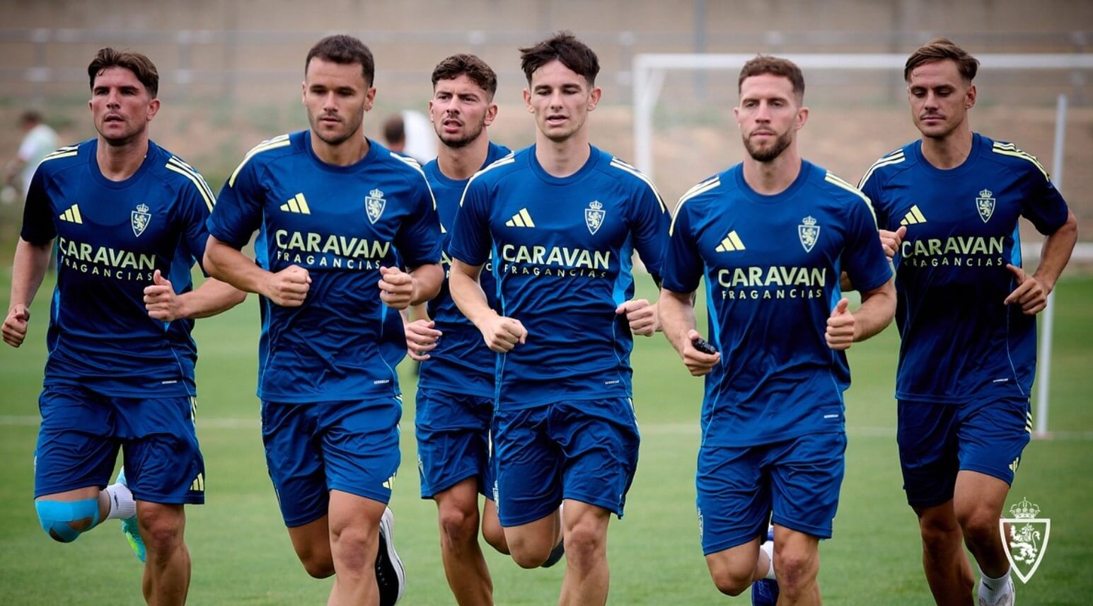  Entrenamiento del Real Zaragoza en la pretemporada 2025.