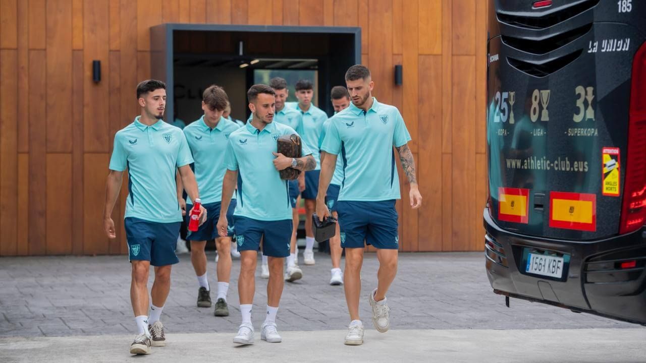El equipo de Ernesto Valverde sale para jugar un partido en la pretemporada 2025-26.