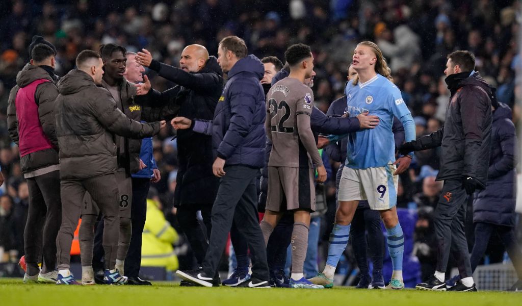  Erling Haaland exaltado por la decisión arbitral (Fuente: Cordon Press)