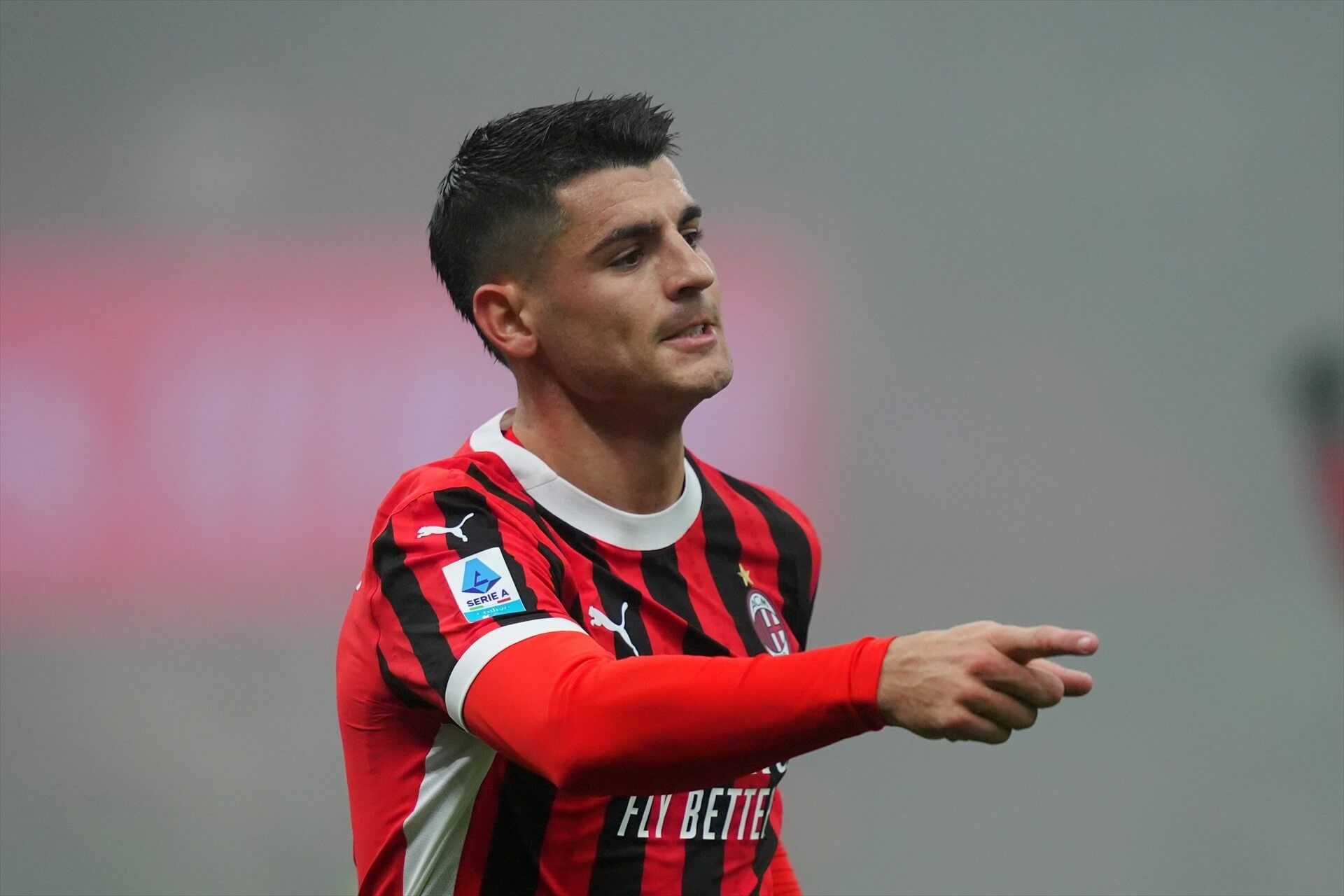  Álvaro Morata, en un partido del Milan (FOTO: Europa Press).