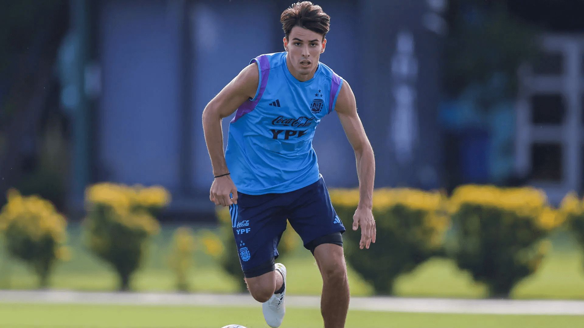  Fede Redondo en un entrenamiento con Argentina.