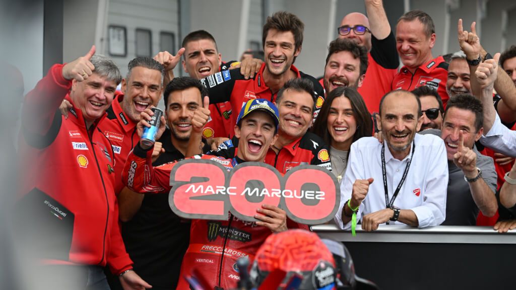  Marc Márquez, en el Gran Premio de Alemania.