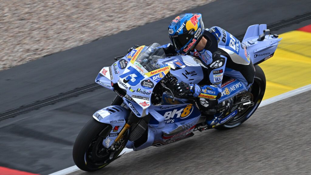  Álex Márquez, en el Gran Premio de Alemania.