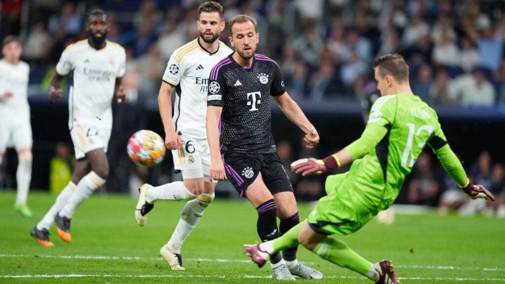  Lunin y una increíble parada a Harry Kane (Europa Press)