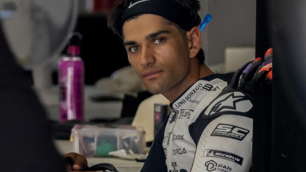 Jorge Martín, entrenando en Montmeló.