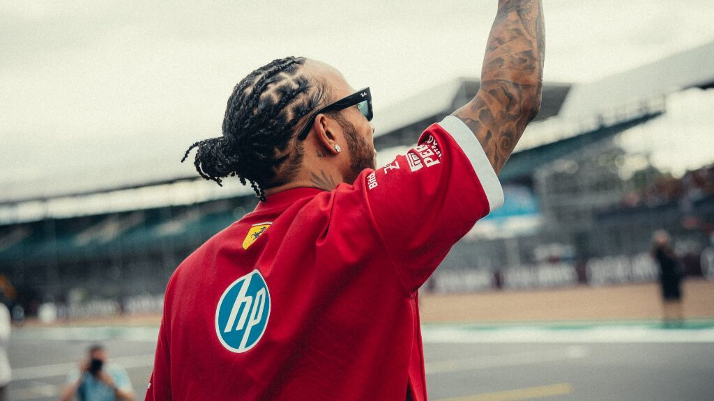 Lewis Hamilton, en Silverstone.