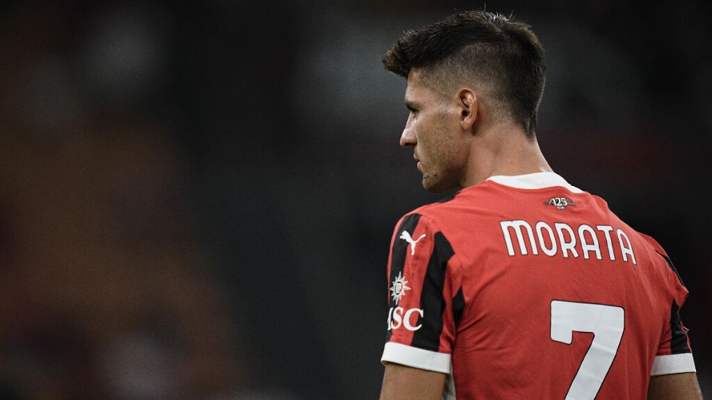 Álvaro Morata con el Milan (Cordon Press)