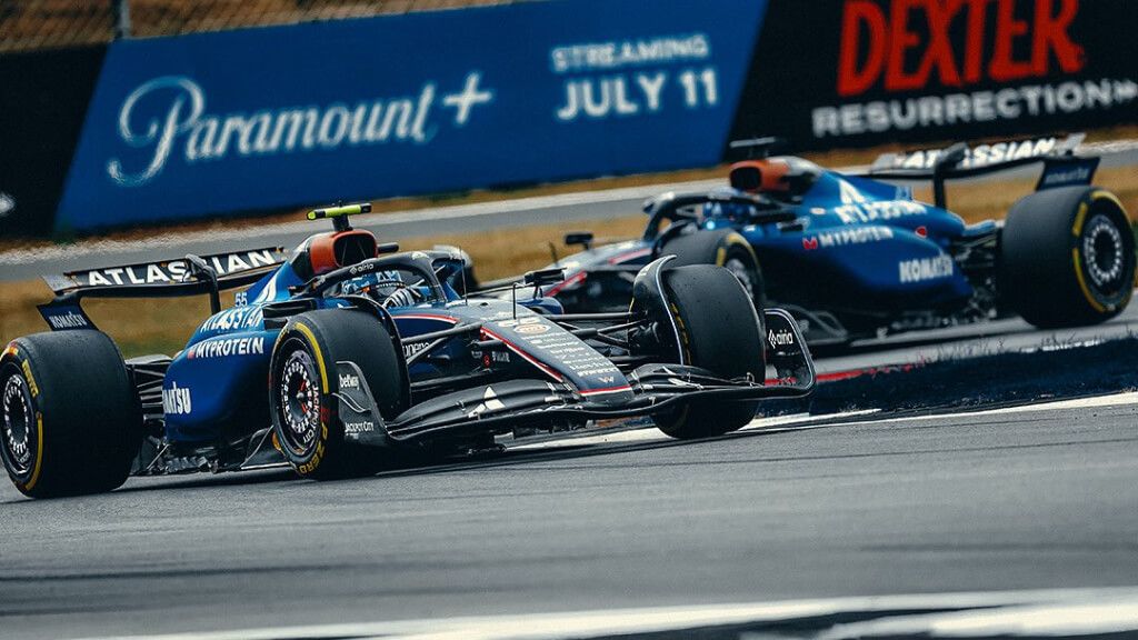 Carlos Sainz, en el Gran Premio de Silverstone.