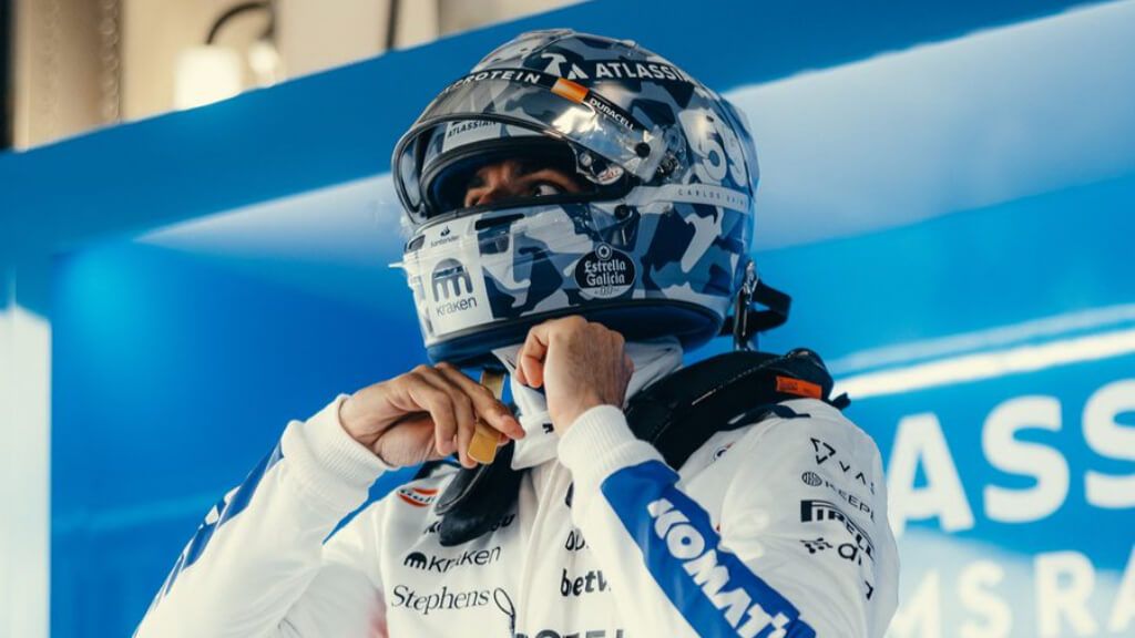  Carlos Sainz, en el Gran Premio de Silverstone.