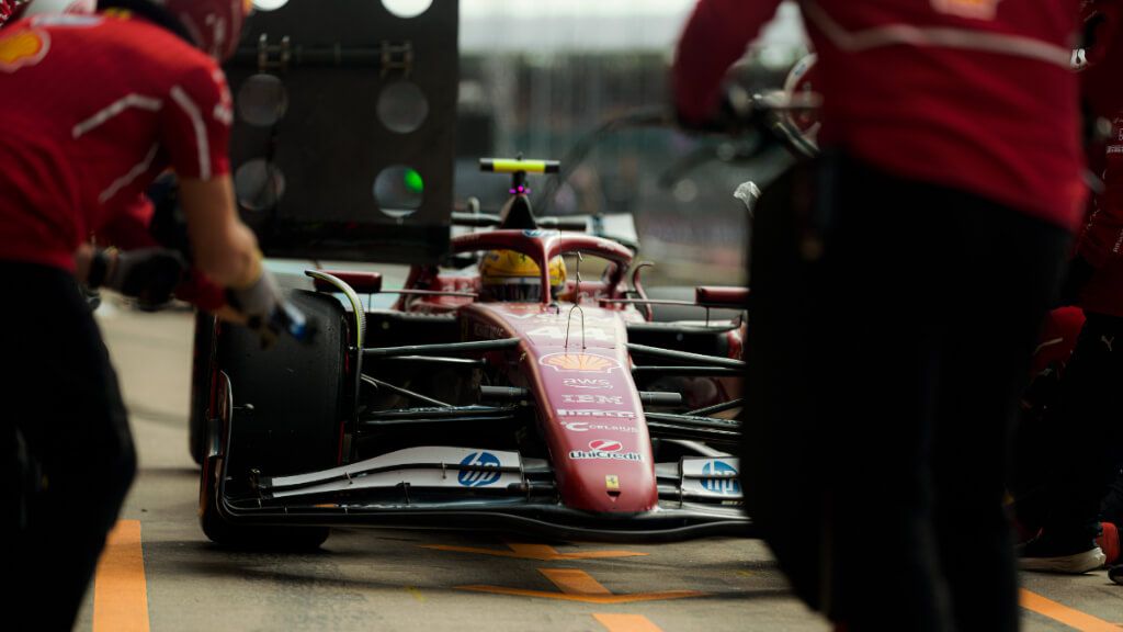 Lewis Hamilton, en Silverstone (Foto: Ferrari).