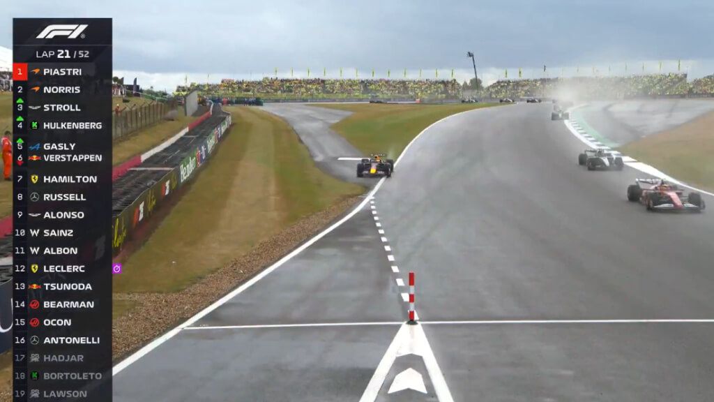  Max Verstappen, en Silverstone.