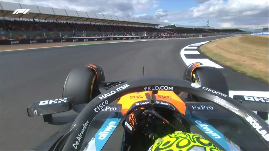  Lando Norris en Silverstone.