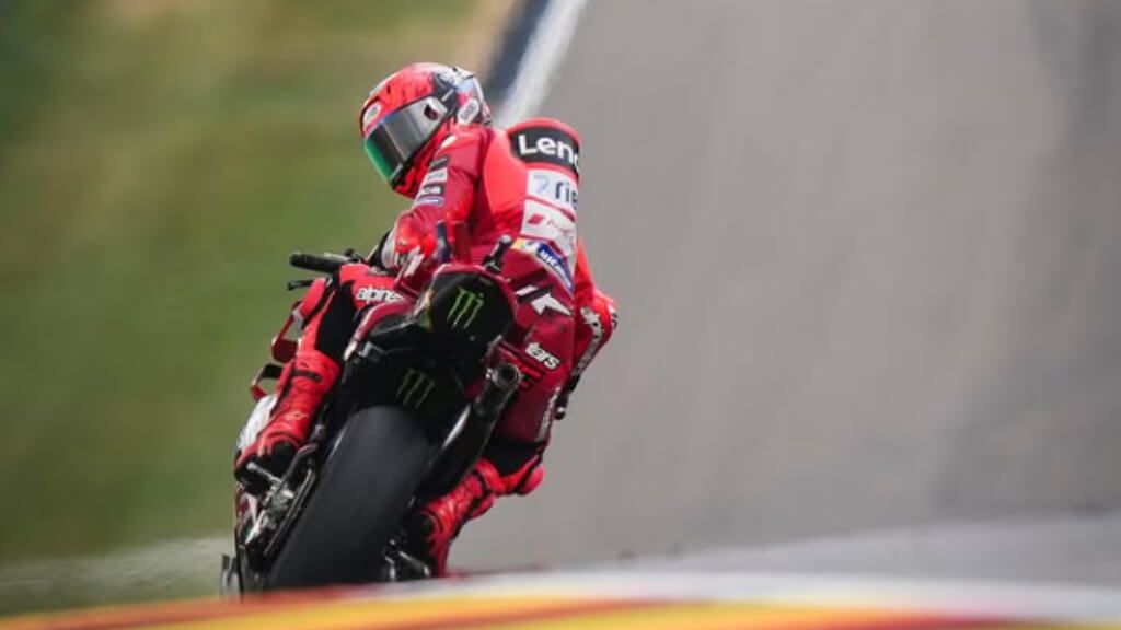 Marc Márquez, en el Gran Premio de Alemania.