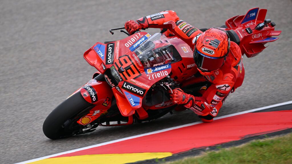  Marc Márquez, en el Gran Premio de Alemania.