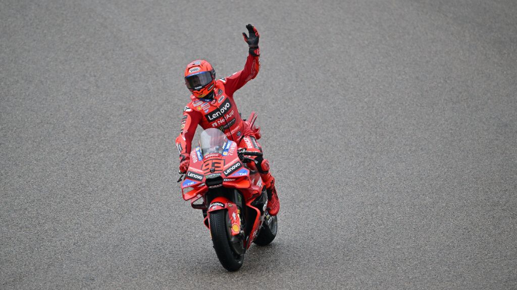  Marc Márquez, en el Gran Premio de Alemania.