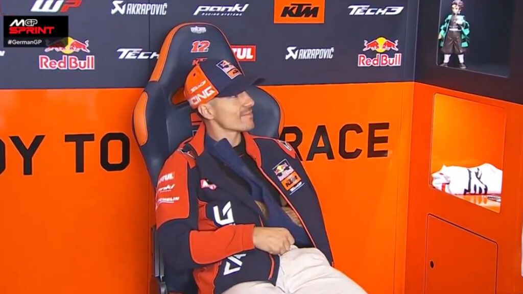  Maverick Viñales, en el Gran Premio de Alemania.