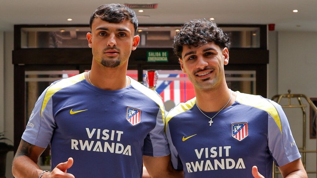 Marc Pubill y Jhonny Cardoso, dos de los nuevos fichajes (Atleti)