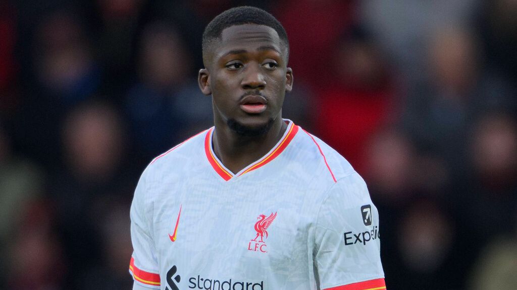 Ibrahima Konaté en un partido del Liverpool (Cordon Press)