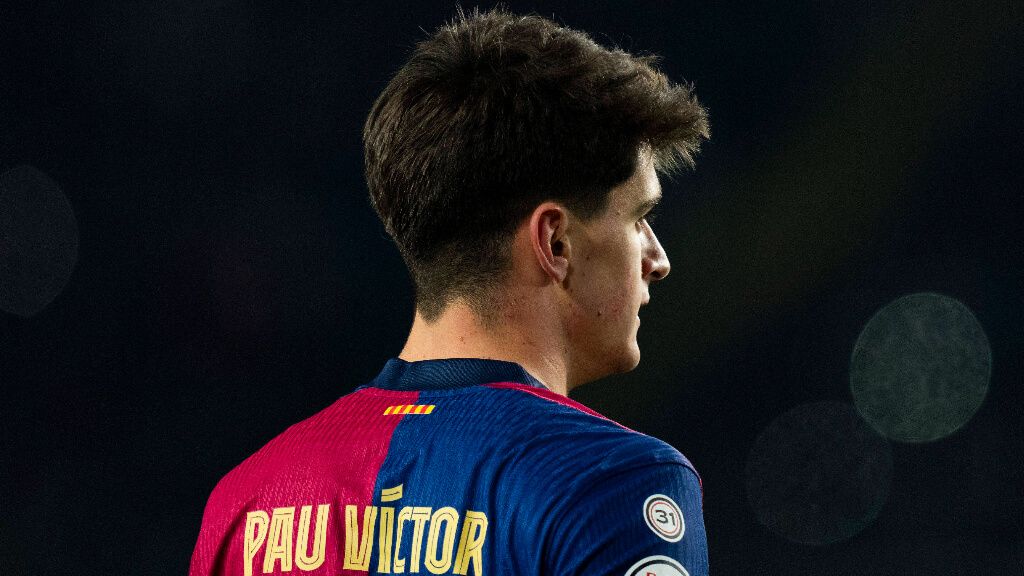  Pau Víctor en un partido con el Barça (Cordon Press)