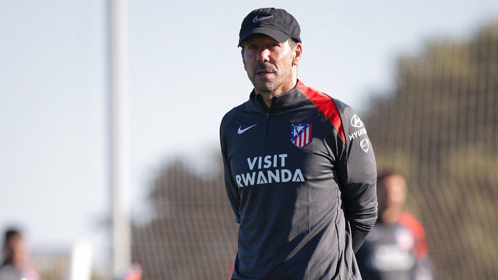  Simeone en el entrenamiento (Atleti)