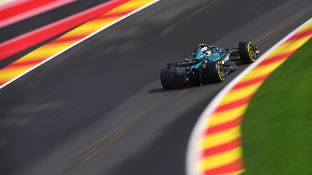 Fernando Alonso, en Spa.