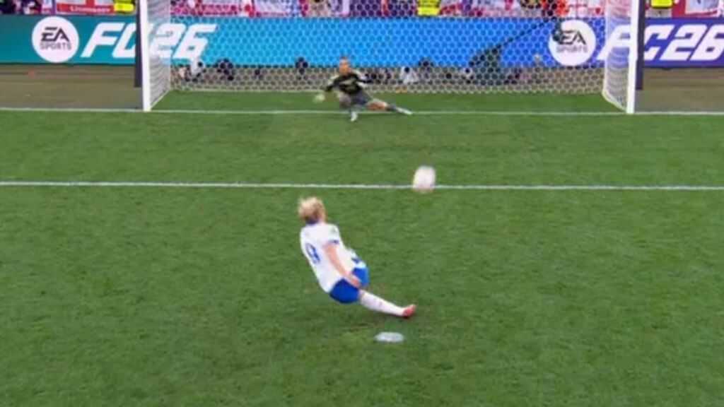 El doble toque de Bethany Mead en el Inglaterra vs España (Redes Sociales)