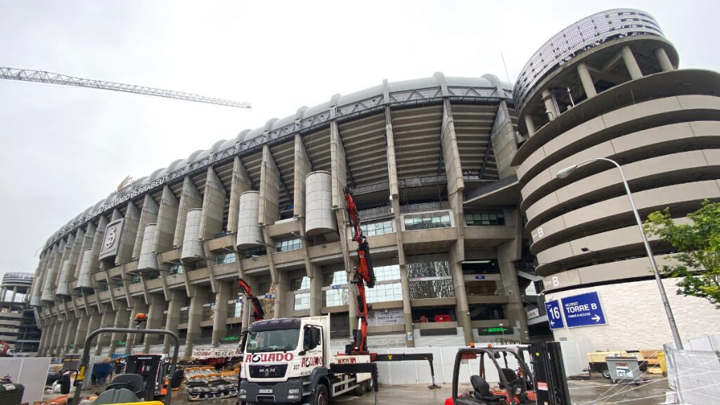 Obras del Estadio Santiago Bernabéu (Europa Press)