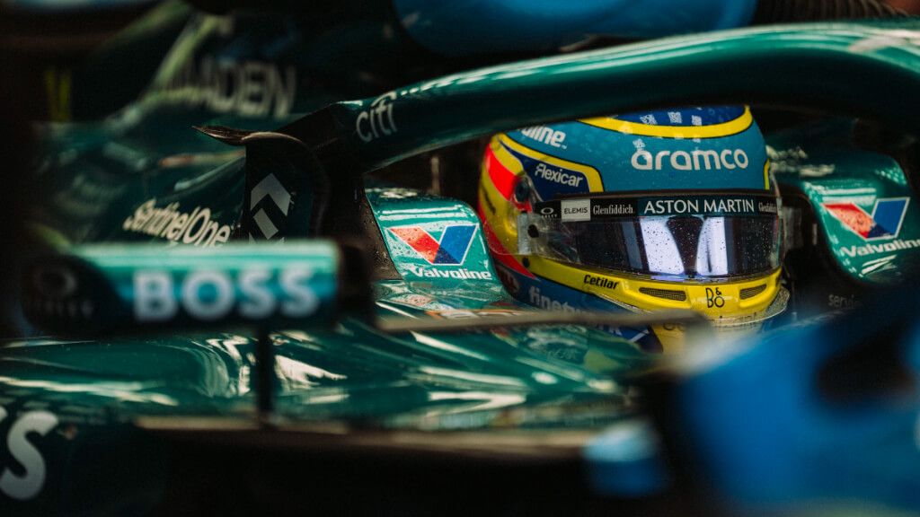 Fernando Alonso, en Spa.