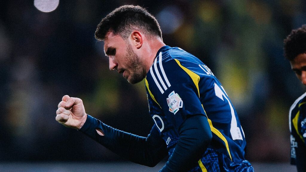  Aymeric Laporte en un partido del Al Nassr (Redes Sociales)