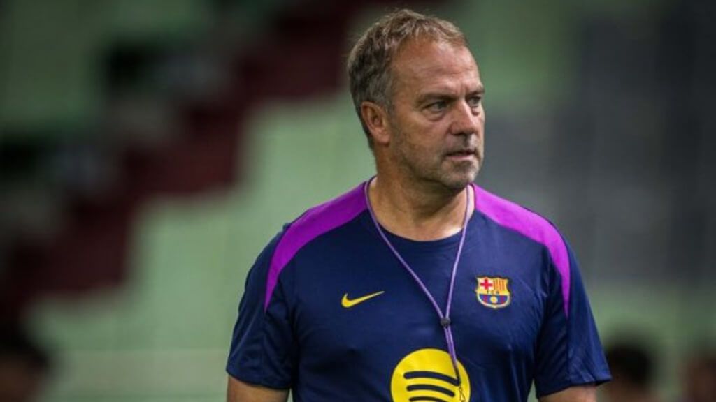  Hansi Flick en la gira asiática (Barcelona)